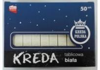 Opakowanie Kreda szkolna kwadratowa biała (50szt) KREDKOP