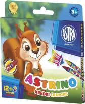 Opakowanie Kredki Astrino 12+2 kolory ASTRA