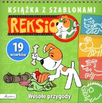 Okładka książki Książka z szablonami. Reksio. Wesołe przygody