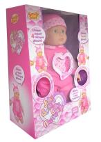 Opakowanie Lalka Julka nagrywająca śpioszki różowe z misiem