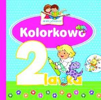 Okładka książki Mali geniusze - Kolorkowo 2-latka