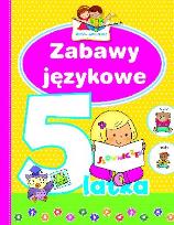 Okładka książki Mali geniusze - Zabawy językowe 5-latka