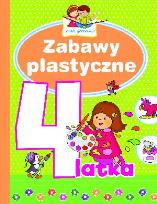 Okładka książki Mali geniusze - Zabawy plastyczne 4-latka