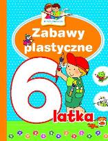 Okładka książki Mali geniusze - Zabawy plastyczne 6-latka