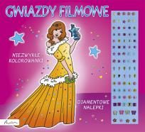 Okładka książki Niezwykłe kolorowanki. Gwiazdy filmowe