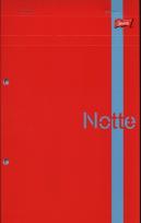 Opakowanie Notatnik z perforacją A5+ w kratkę 80 kartek 5 sztuk