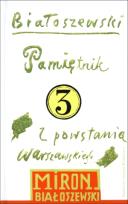 Okładka książki Pamiętnik z Powst. Warsz. Utwory zebrane t.3
