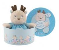 Opakowanie Pluszak Pan Renifer niebieski