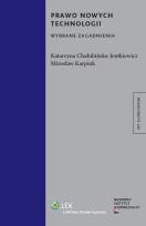 Okładka książki Prawo nowych technologii wybrane zagadnienia