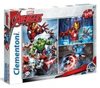 Okładka książki Puzzle 3x48 Avengers