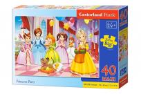 Okładka książki Puzzle 40 maxi - Princess Par CASTOR