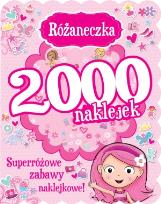 Okładka książki Różaneczka. 2000 naklejek. Superróżowe zabawy nak.