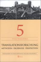 Okładka książki Translationsforschung Methoden Ergebnisse Perspektiven