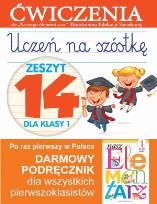 Okładka książki Uczeń na szóstkę Zeszyt 14 dla klasy 1