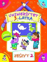 Okładka książki Uniwersytet 3-latka. Zeszyt 2