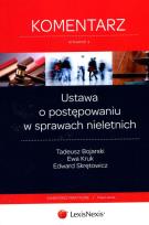 Okładka książki Ustawa o postępowaniu w sprawach nieletnich