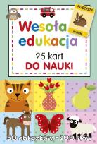 Okładka książki Wesoła edukacja. 25 kart do nauki