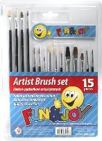 Opakowanie Zestaw pędzelków artystycznych 15szt.