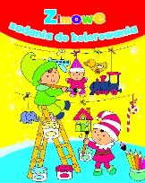 Okładka książki Zimowe zadania do kolorowania w.2013