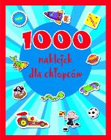 Okładka książki 1000 naklejek dla chłopców