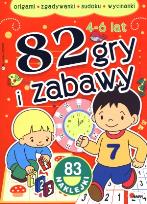 Okładka książki 82 gry i zabawy