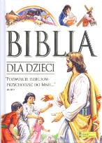 Okładka książki Biblia dla dzieci biała. Jarmołkiewicz
