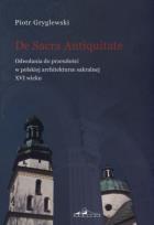 Okładka książki De Sacra Antiquitate