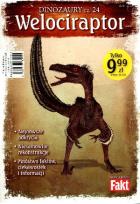 Okładka książki Dinozaury T24 Welociraptor. Książka + figurka