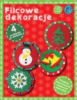 Okładka książki Filcowe dekoracje Podkładki 4 sztuki