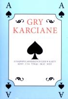 Okładka książki Gry karciane Książka z talią kart