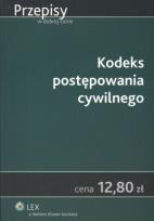 Okładka książki Kodeks postępowania cywilnego