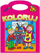 Okładka książki Koloruj. Zeszyt różowy