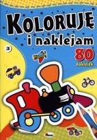 Okładka książki Koloruję i naklejam 3