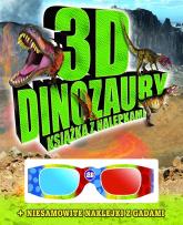 Okładka książki Książka z nalepkami - 3D dinozaury