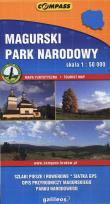 Okładka książki Magurski Park Narodowy mapa turystyczna