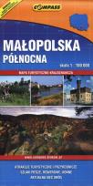 Okładka książki Małopolska Północna mapa turystyczno krajoznawcza 1:100 000