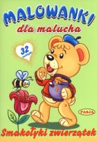 Okładka książki Malowanki dla malucha - Smakołyki zwierzątek PASJA