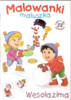 Okładka książki Malowanki maluszka - Wesoła zima  PASJA