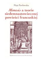 Okładka książki Mimesis a teorie siedemnastowiecznej powieści francuskiej