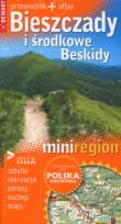 Okładka książki Mini Region Bieszczady przewodnik + atlas