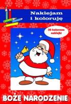 Okładka książki Naklejam i koloruję - Boże Narodzenie