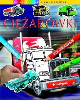 Okładka książki Naklejkowe łamigłówki - Ciężarówki