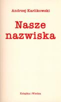 Okładka książki Nasze nazwiska