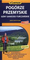 Okładka książki Pogórze Przemyskie Góry Sanocko-Turczańskie mapa turystyczna