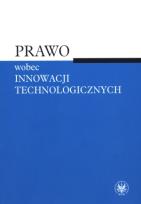 Okładka książki Prawo wobec innowacji technologicznych