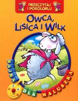 Okładka książki Przeczytaj i pokoloruj. Bajka..Owca, lisica i wilk
