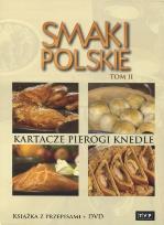 Okładka książki Smaki polskie. Kartacze, pierogi, knedle. Tom 2. Książka z przepisami + DVD