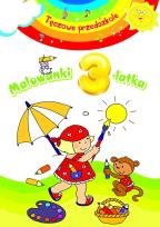 Okładka książki Tęczowe przedszkole - Malowanki 3-latka