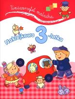 Okładka książki Uniwersytet malucha. Naklejkowo 3-latka