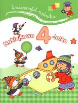 Okładka książki Uniwersytet malucha. Naklejkowo 4-latka